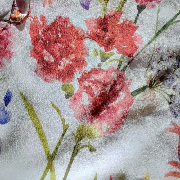 eShakti, Floral loose fitting long sleeve blouse - Picture 14 of 15